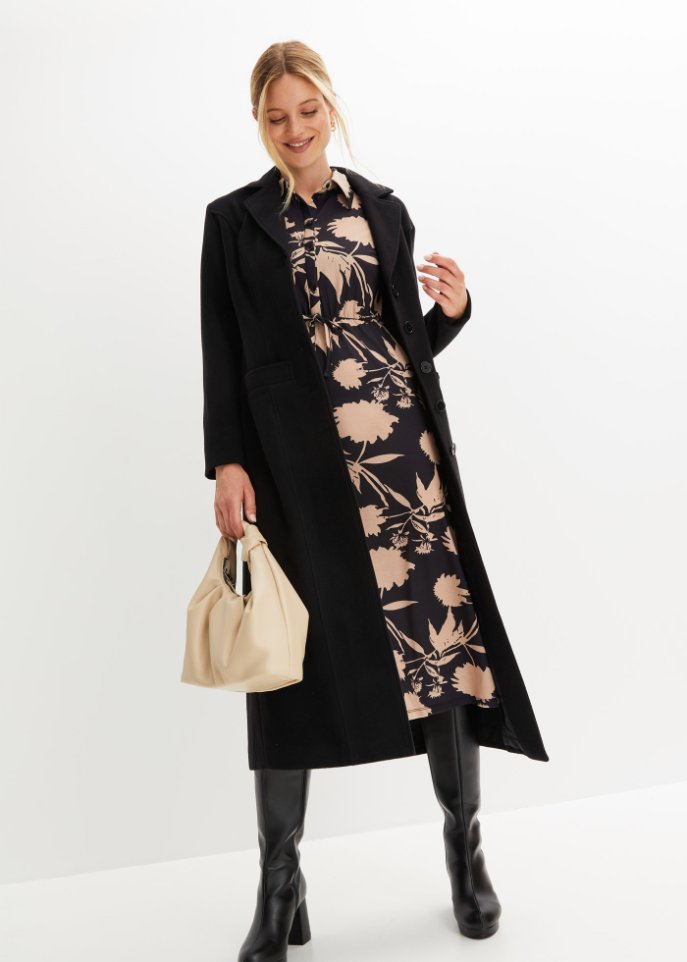 bedrucktes Midikleid