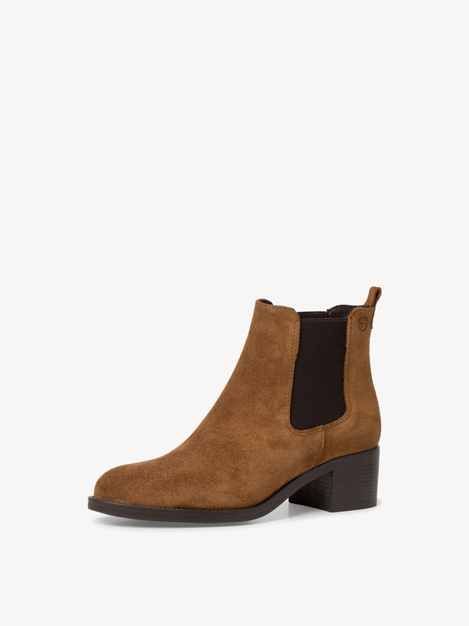 Bottine Chelsea en cuir - marron