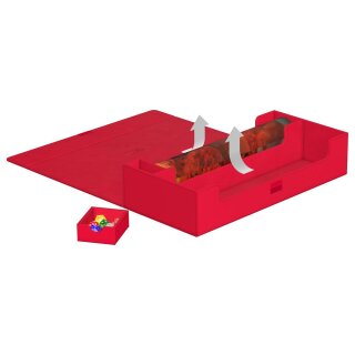 Ultimate Guard Superhive 550+ XenoSkin Monocolor Rot