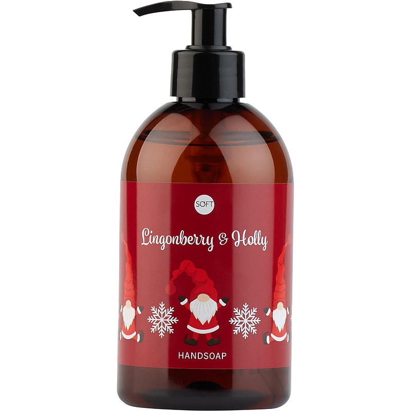 Soft Julesåpe 400 ml Lingonberry & holly