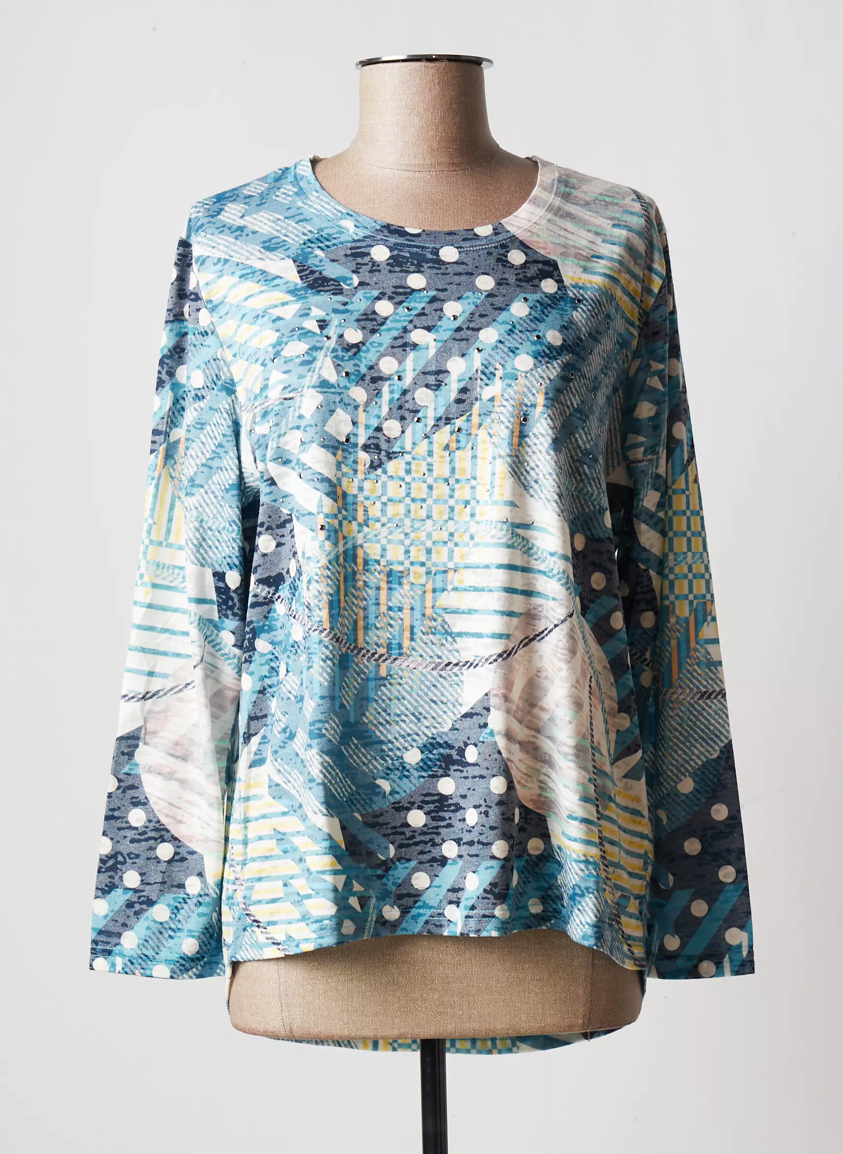 Mcm Tshirts Femme couleur bleu