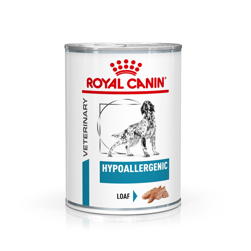 ROYAL CANIN Hypoallergenes Hundefutter ROYAL CANIN Veterinary Hypoallergenic Mousse 12x400 g