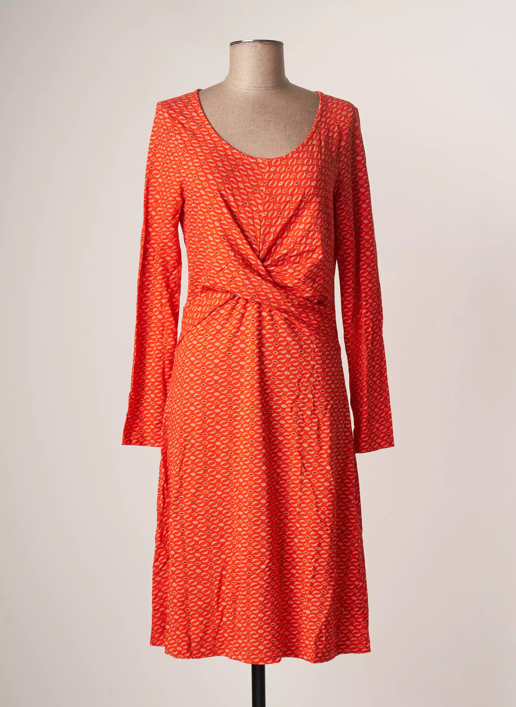 La Fiancee Du Mekong Robes Mi Longues Femme couleur orange