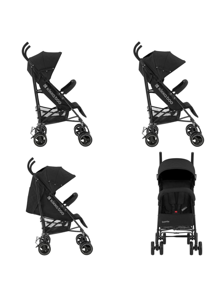 Kikkaboo Kinderwagen Käfer Stahlrahmen in schwarz günstig kaufen onesize