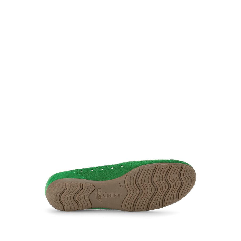 Gabor fashion Sportliche Ballerina grün