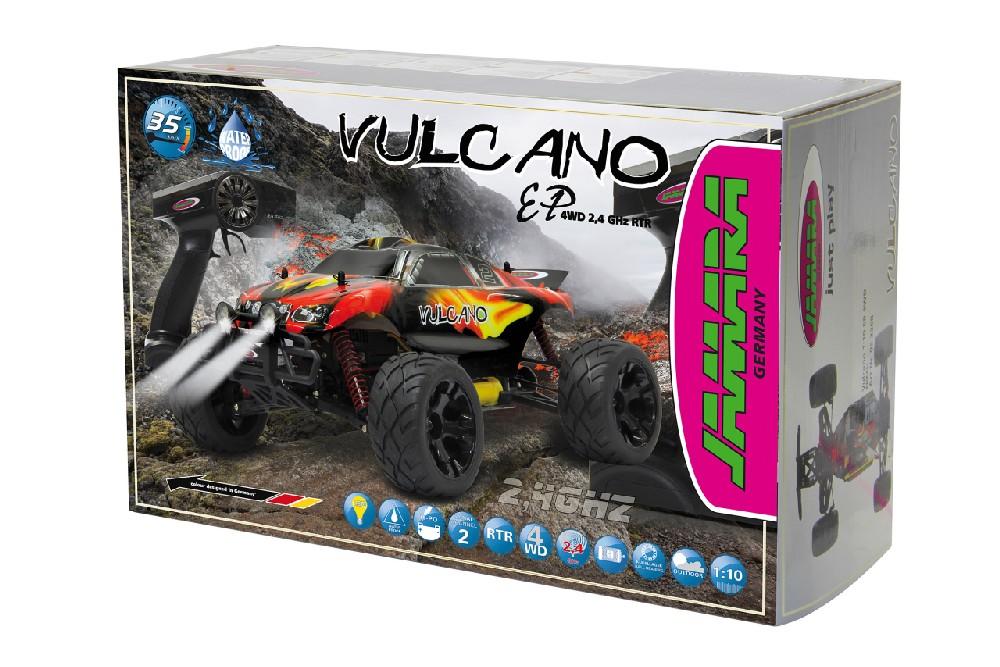 Jamara e.K. JAMARA Vulcano Monstertruck 4WD 1:10 NiMh 2,4GHz mit LED