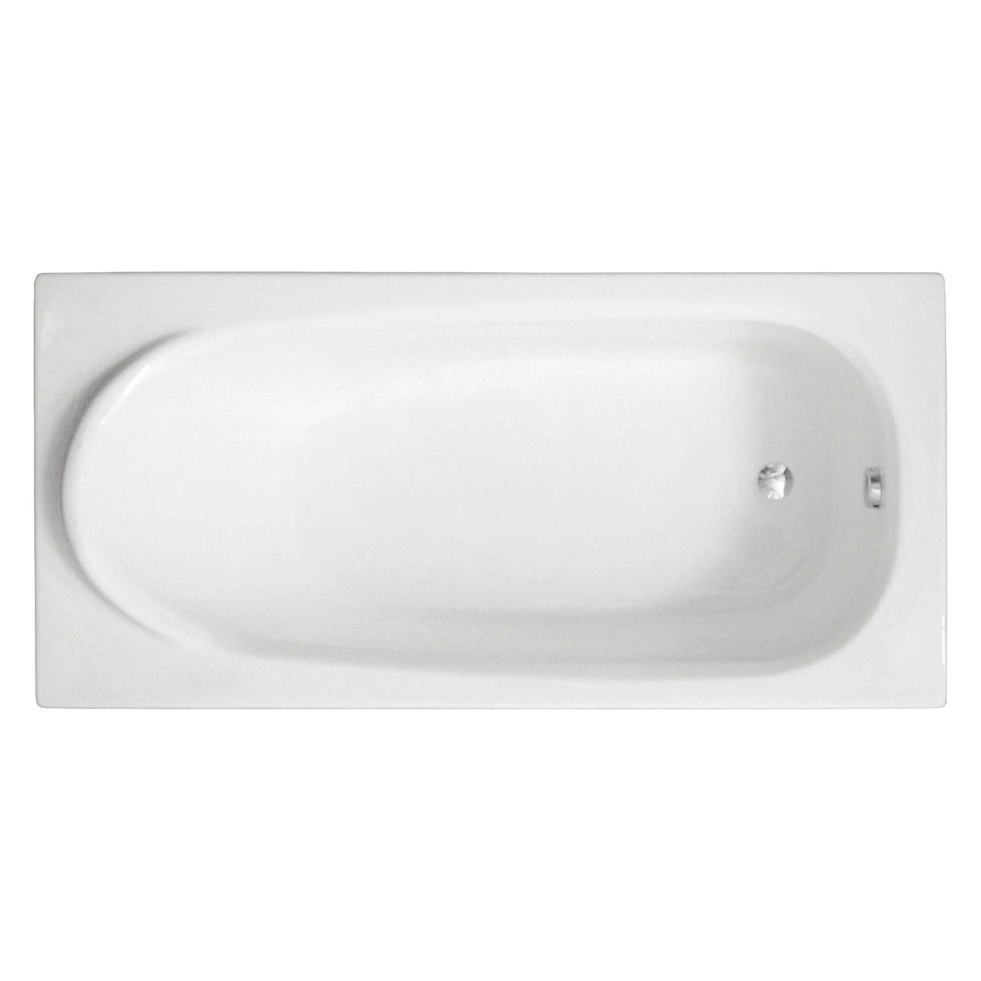 KOLMAN Badewanne Rechteck Medium 170x75, Acrylschürze Styroporträger, Ablauf VIEGA & Füße GRATIS