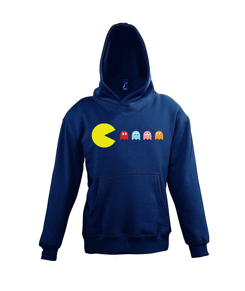 Youth Designz Kapuzenpullover Pacman Kinder Hoodie Pullover mit lustigem Frontprint