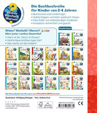Ravensburger Wieso? Weshalb? Warum? Mein junior-Lexikon: Bauernhof