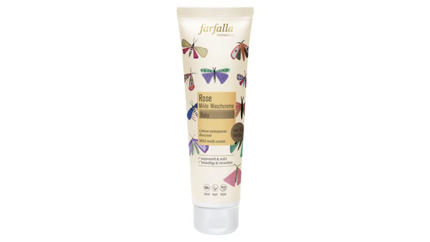 Farfalla Baby Rose Milde Waschcreme 145 ml