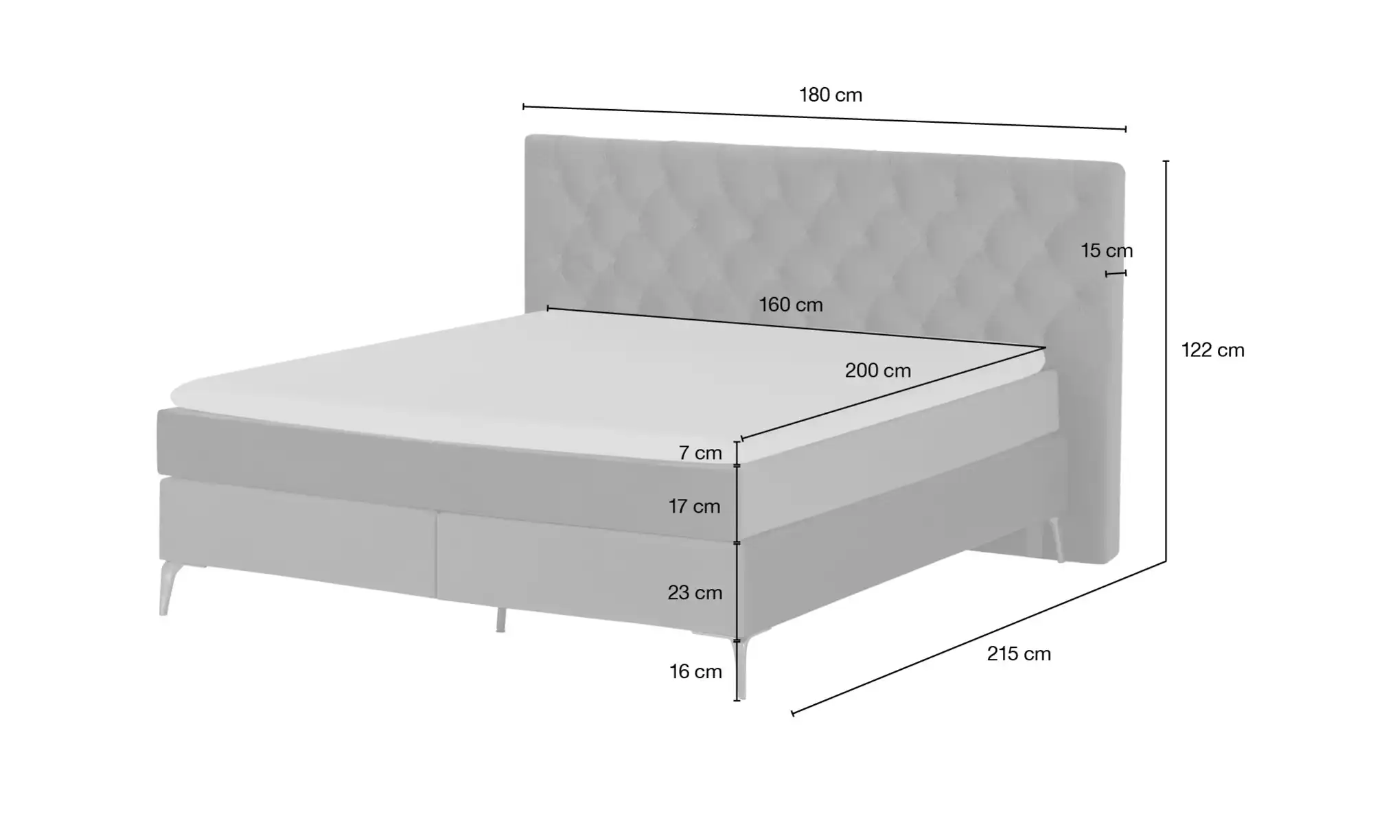 Boxspringbett Laesa