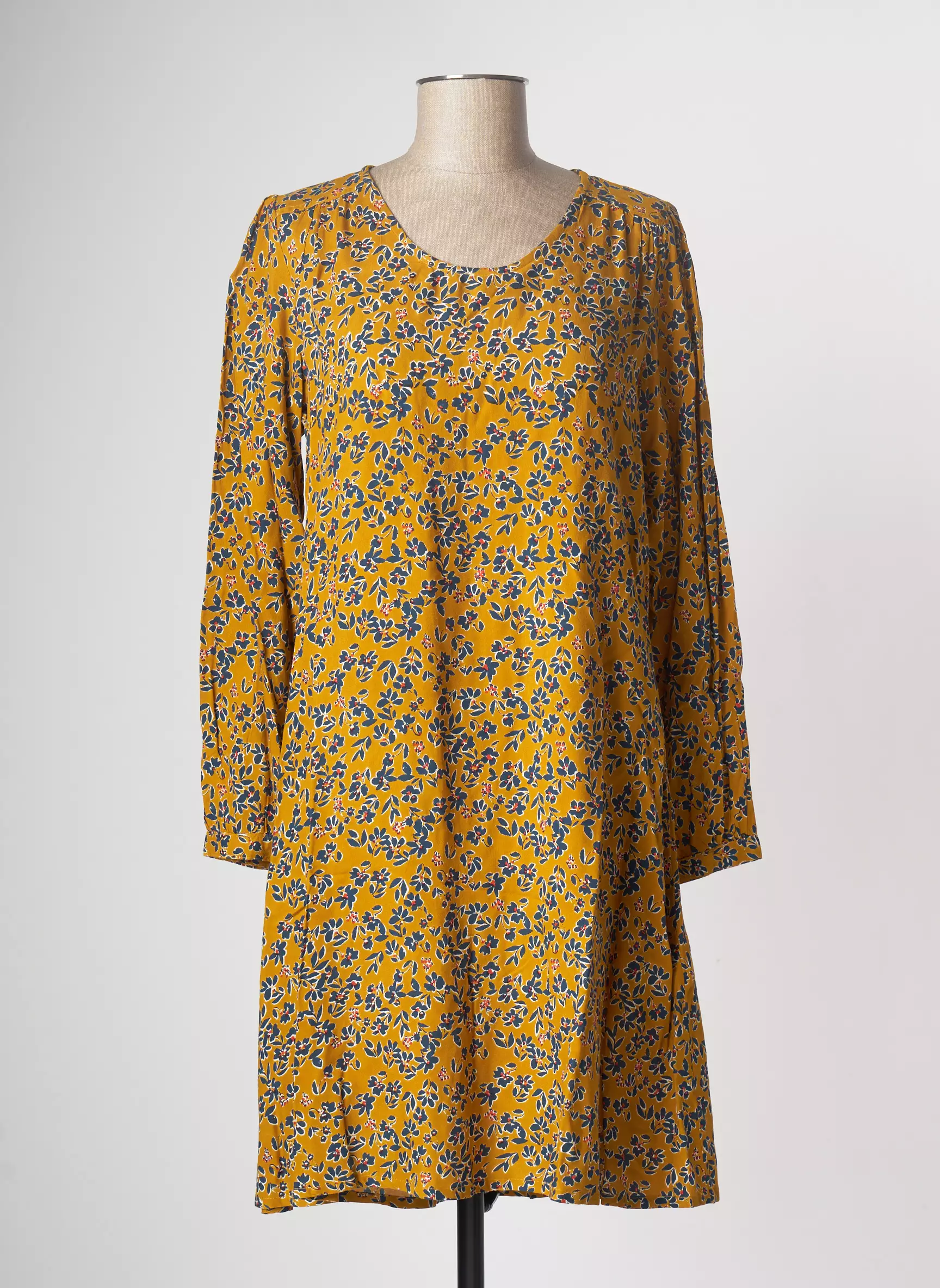Agathe   Louise Robes Mi Longues Femme couleur jaune