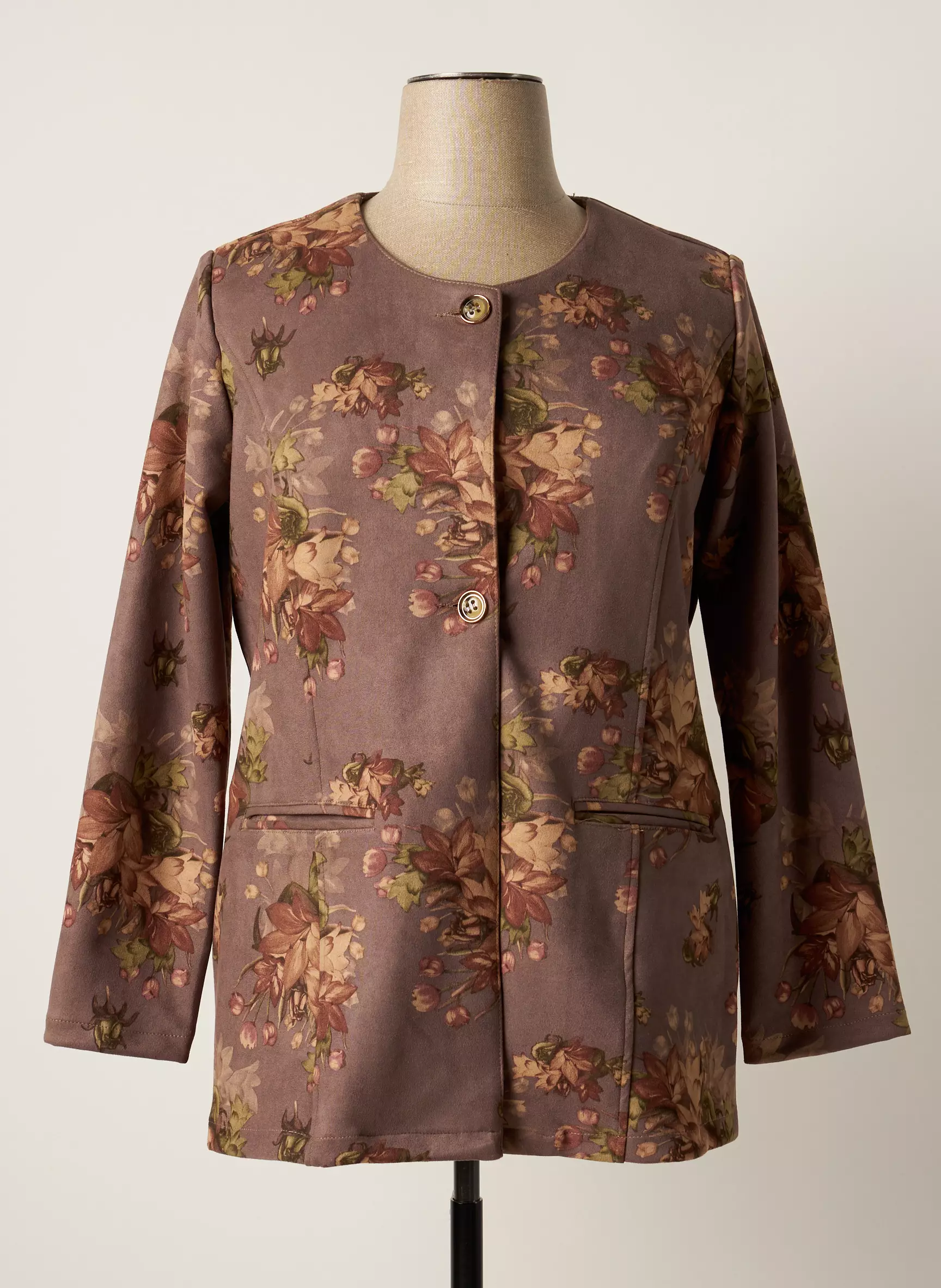 Quatre Vingt Jours Manteaux Longs Femme couleur marron