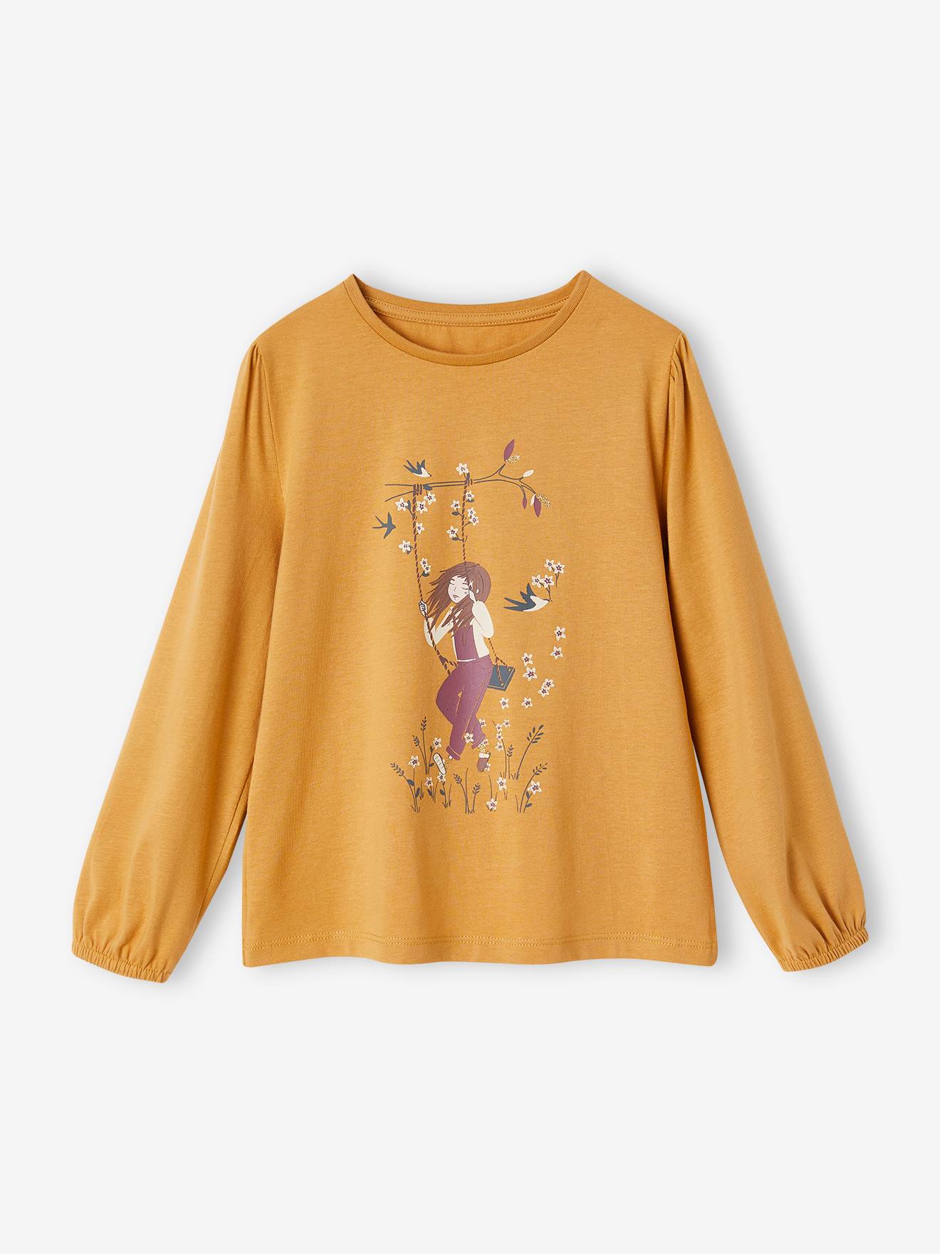 Vertbaudet Mädchen Shirt - senfgelb