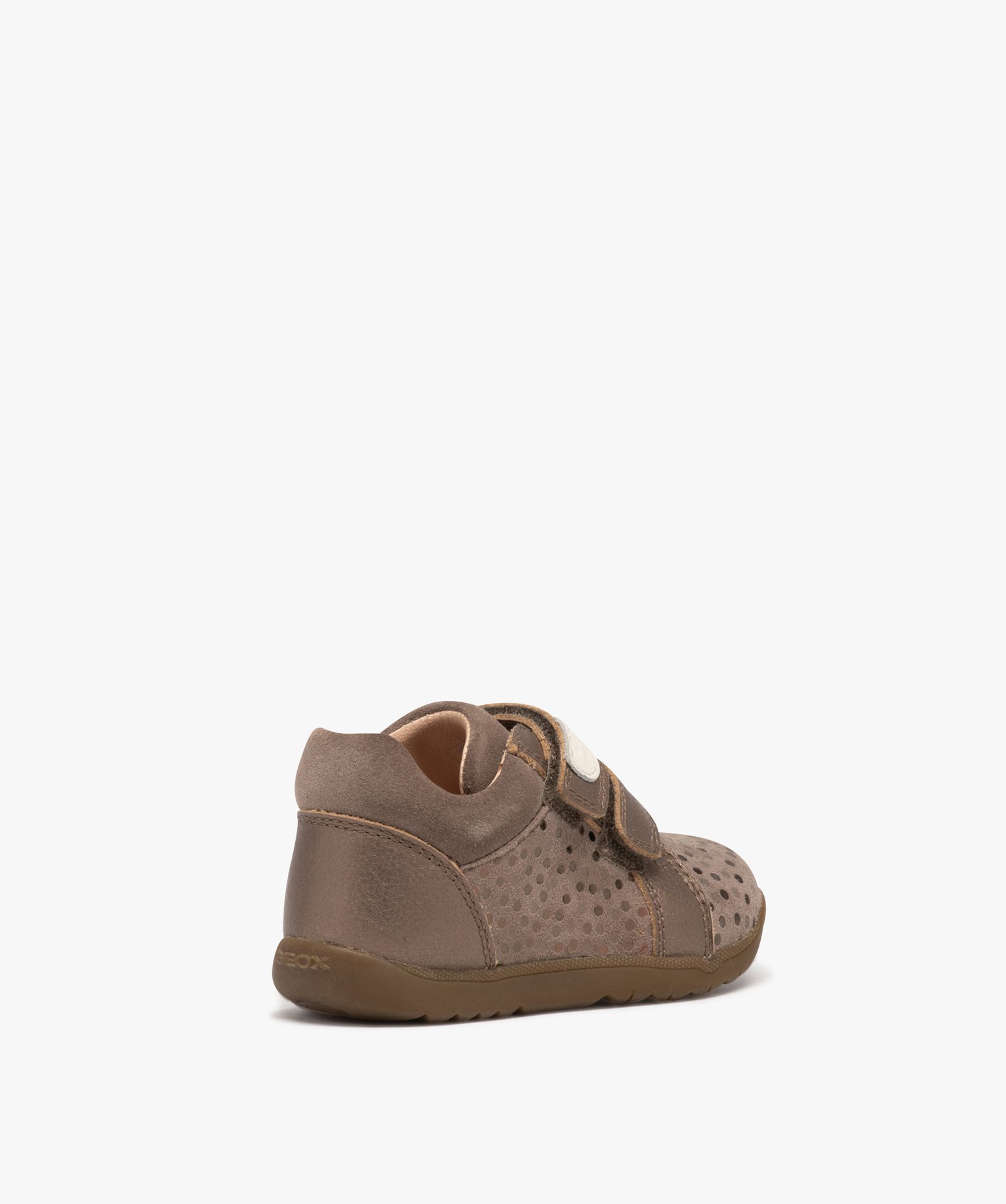 Chaussures premiers pas bébé fille à motif brillant - Geox beige | GEMO
