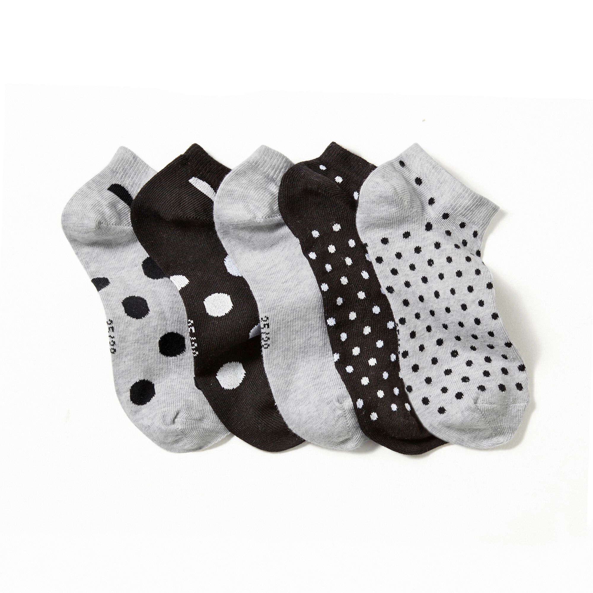 Socquettes basses pois fantaisie