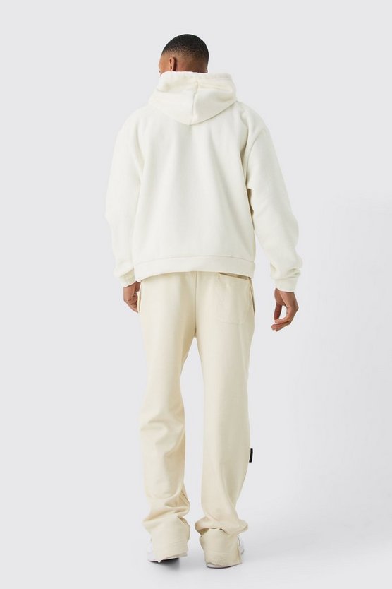 Kastiger Oversize Hoodie aus Microfleece
