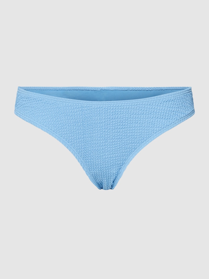 Bikini-Hose mit Strukturmuster Modell 'Audny Biddi Bikini Cheeky' in hellblau