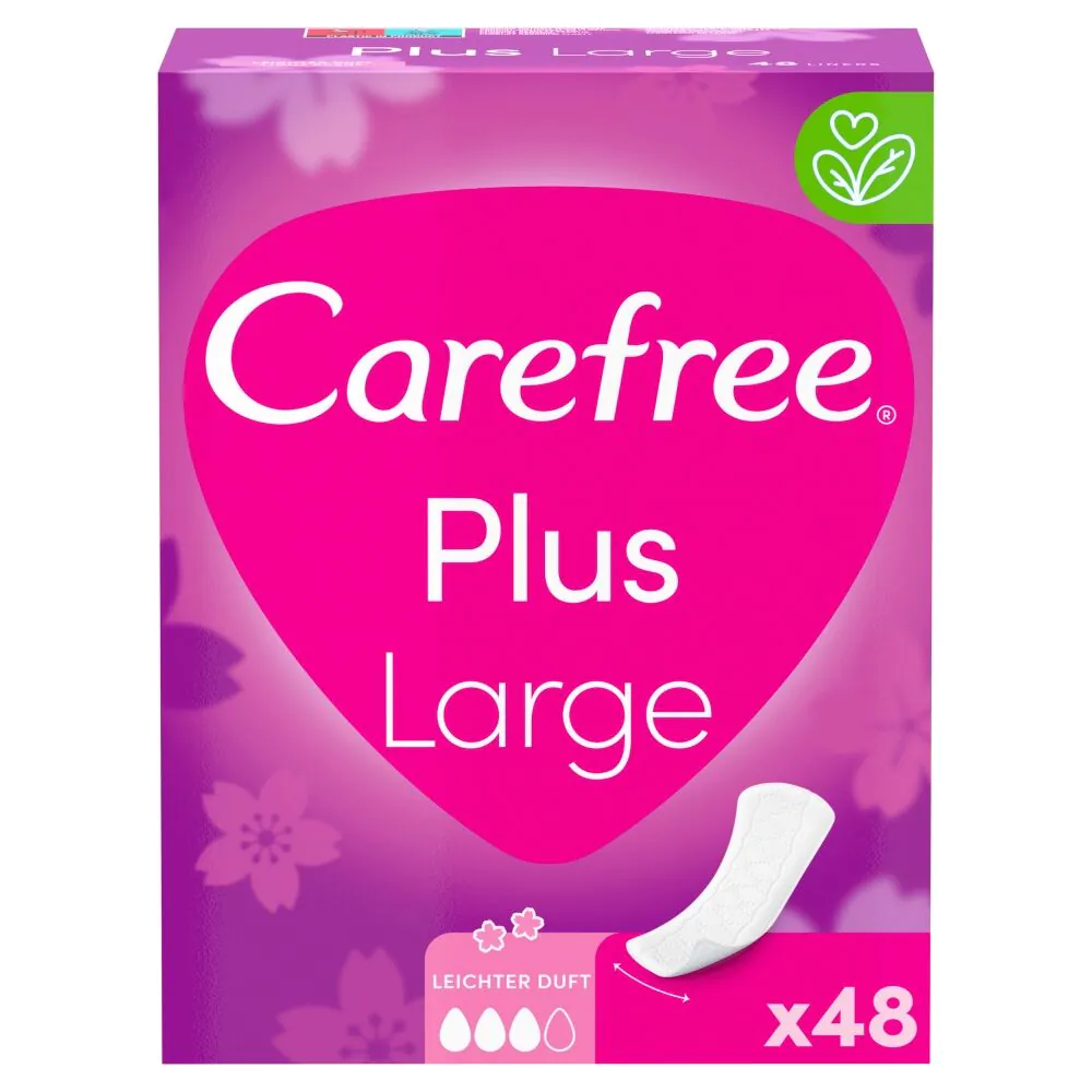 „Carefree Plus“ lengvo kvapo įklotai – 48 vnt.