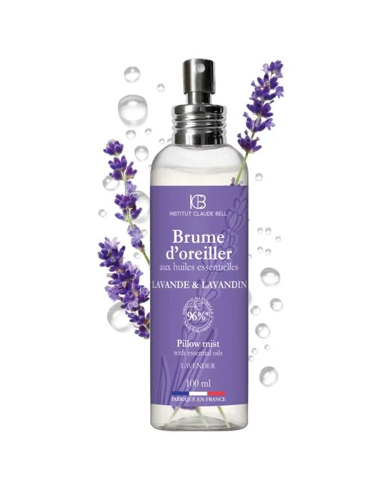 Brume d'oreiller aux huiles essentielles, Institut Claude Bell.