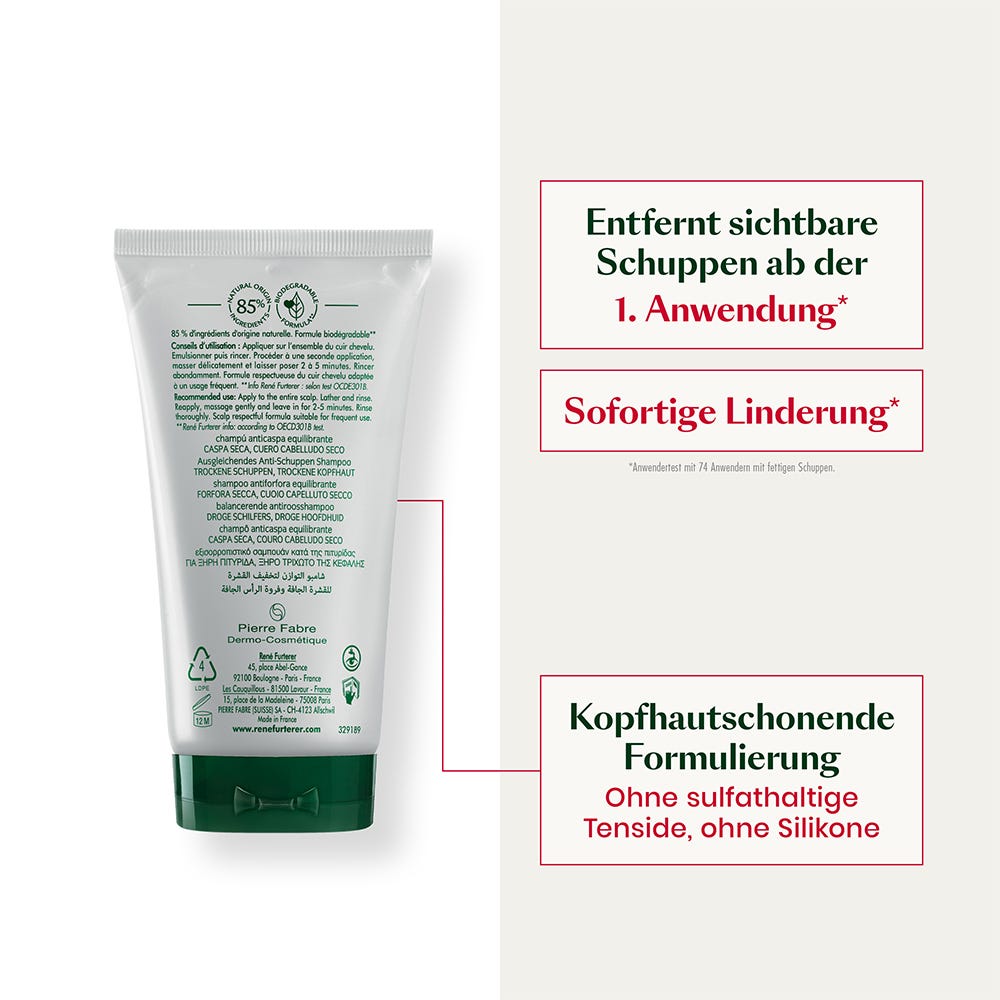Rene Furterer NEOPUR Anti-Schuppen Shampoo Trockene Schuppen 150 ml