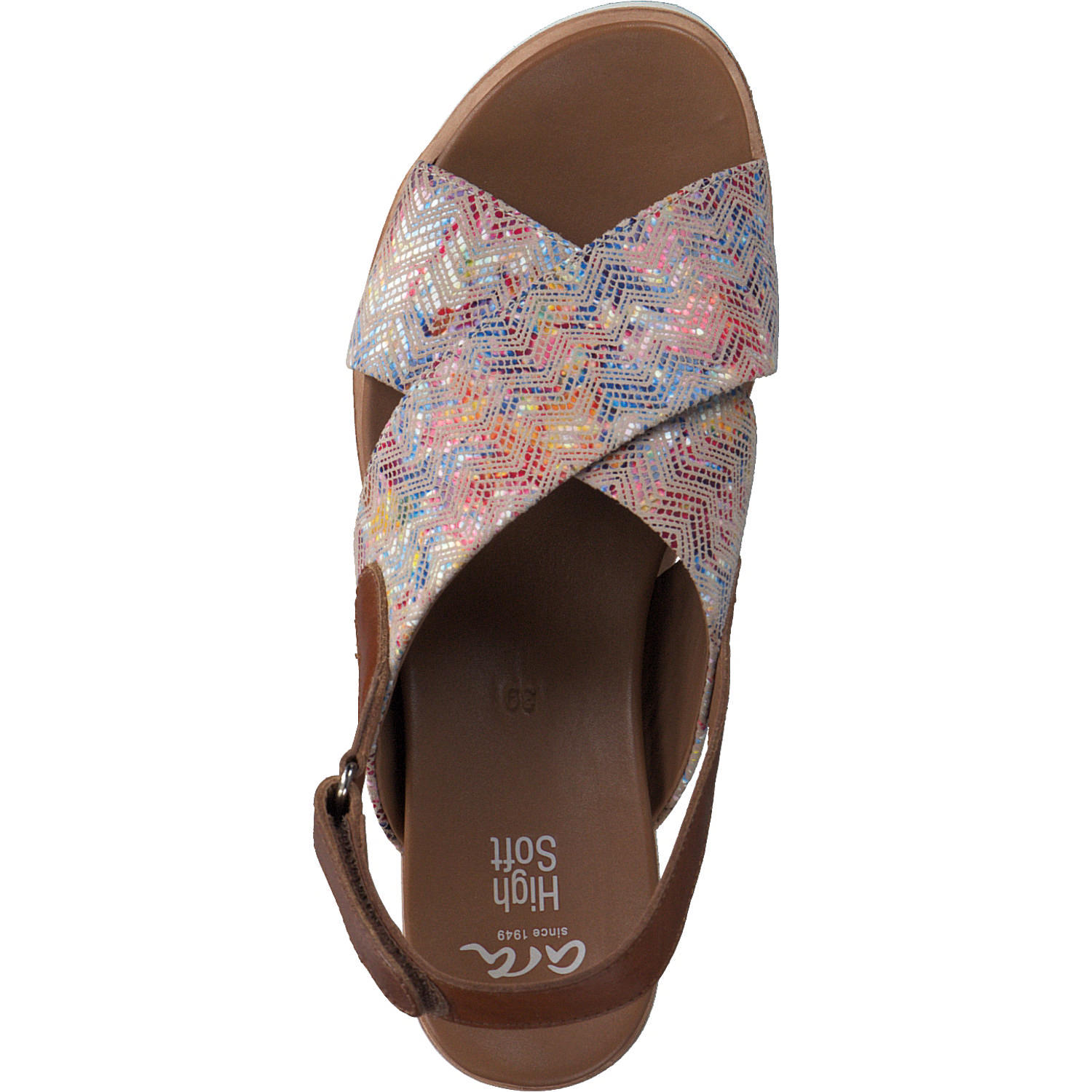 Ara Valencia 28206, Klassische Sandalen, Damen, multi cognac