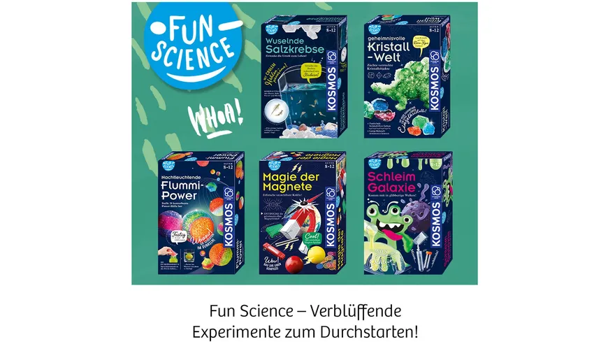 KOSMOS - Fun Science Nachtleuchtende Flummi-Power Experimentierkasten