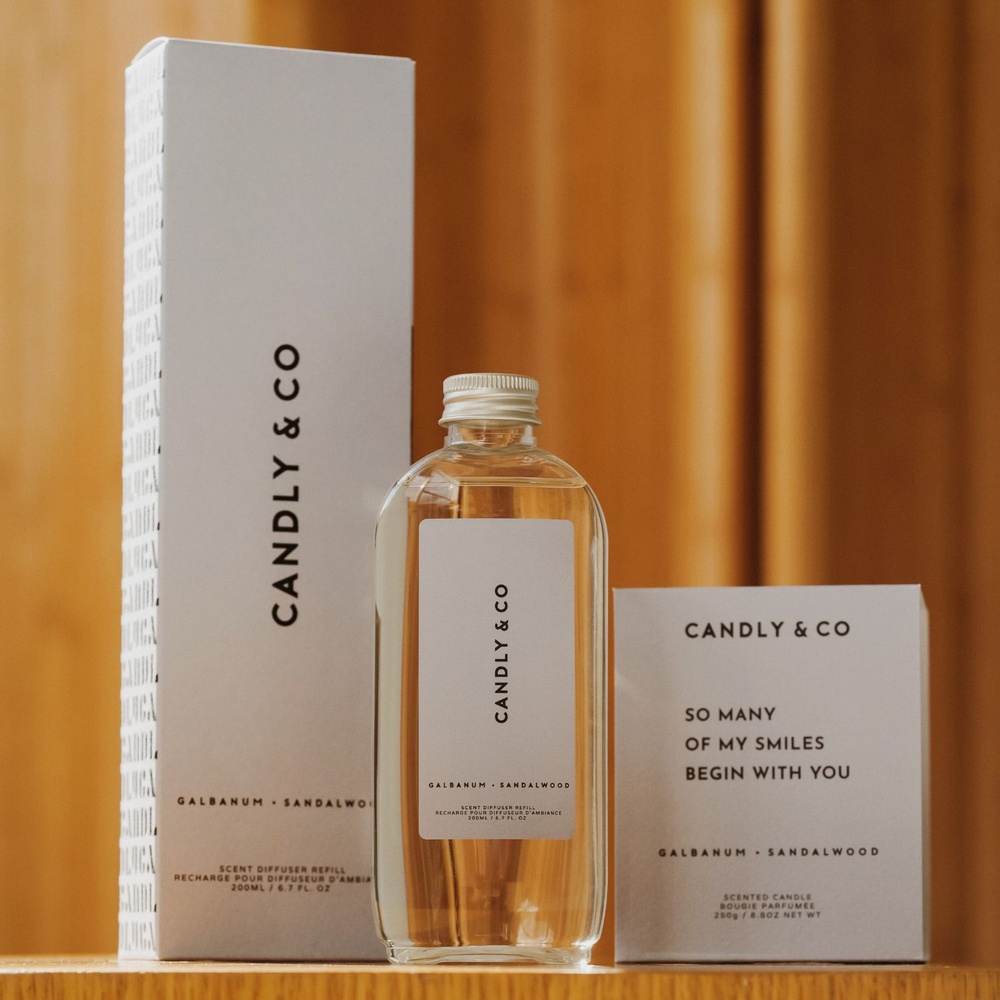 candly&co Recharge diffuseur No.6 Galbanum, Bois de santal Recharge diffuseur