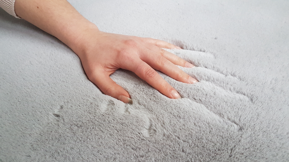 Badteppich Bali silber