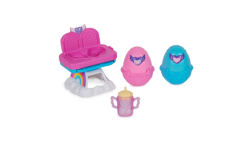 Spin Master - Hatchimals Alive Zwillingshochstuhl Spielset