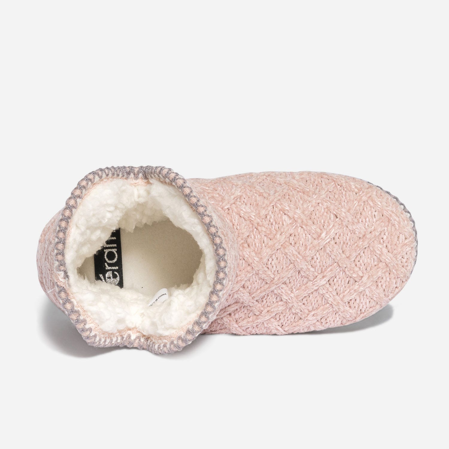 Chausson-boots rose fourré