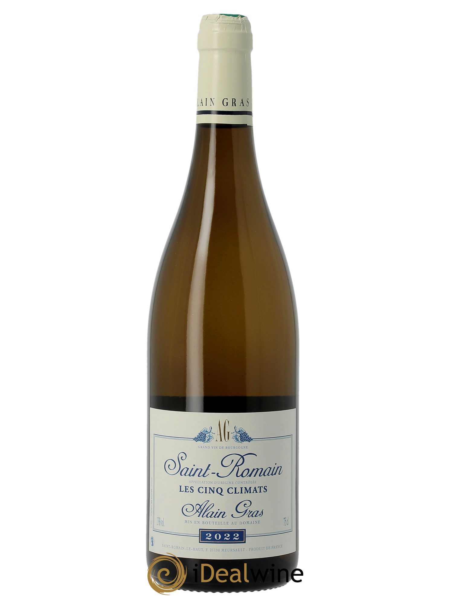 Saint-Romain Les Cinq Climats Alain Gras  2022 - Lot de 1 Bouteille