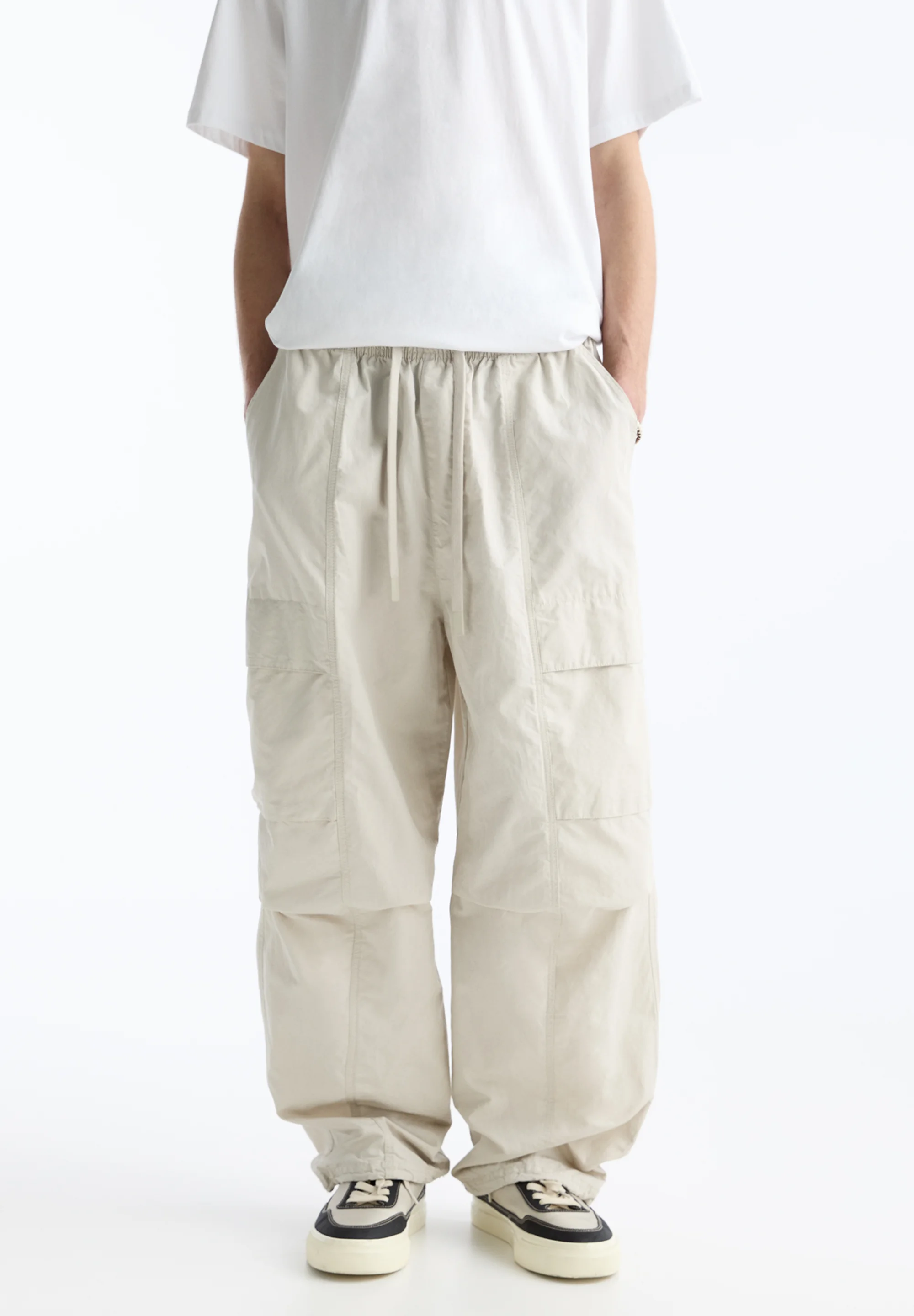 PULL&BEAR BAGGY RUSTIC - Pantalones cargo