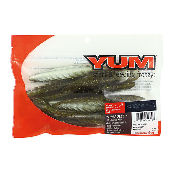 Leurre Souple Shad Yum Pulse 9 cm, 4,4 g (8 kpl)