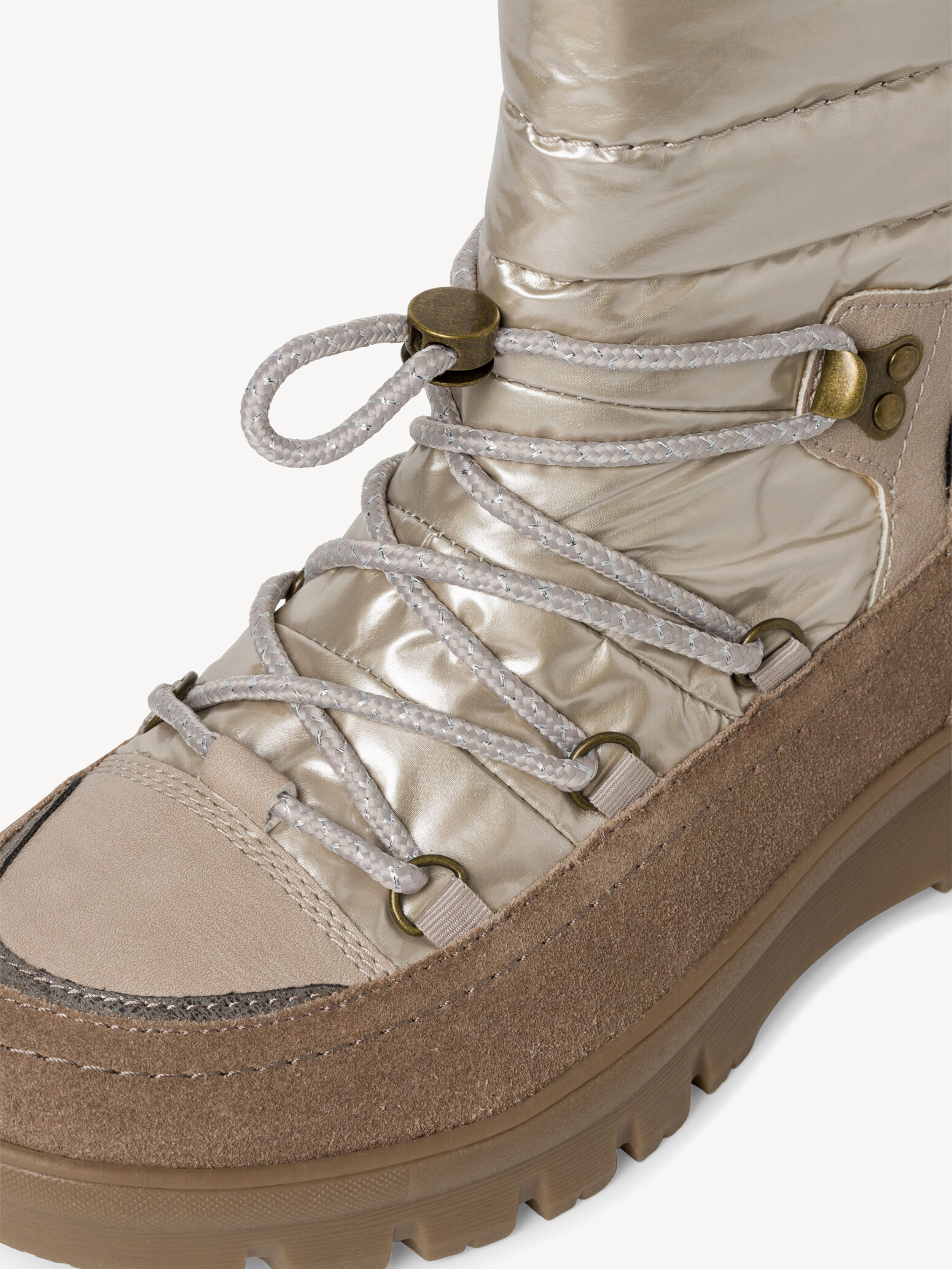Bottine en cuir - marron