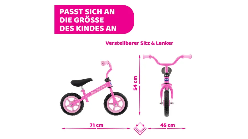 Chicco - LAUFRAD PINK ARROW