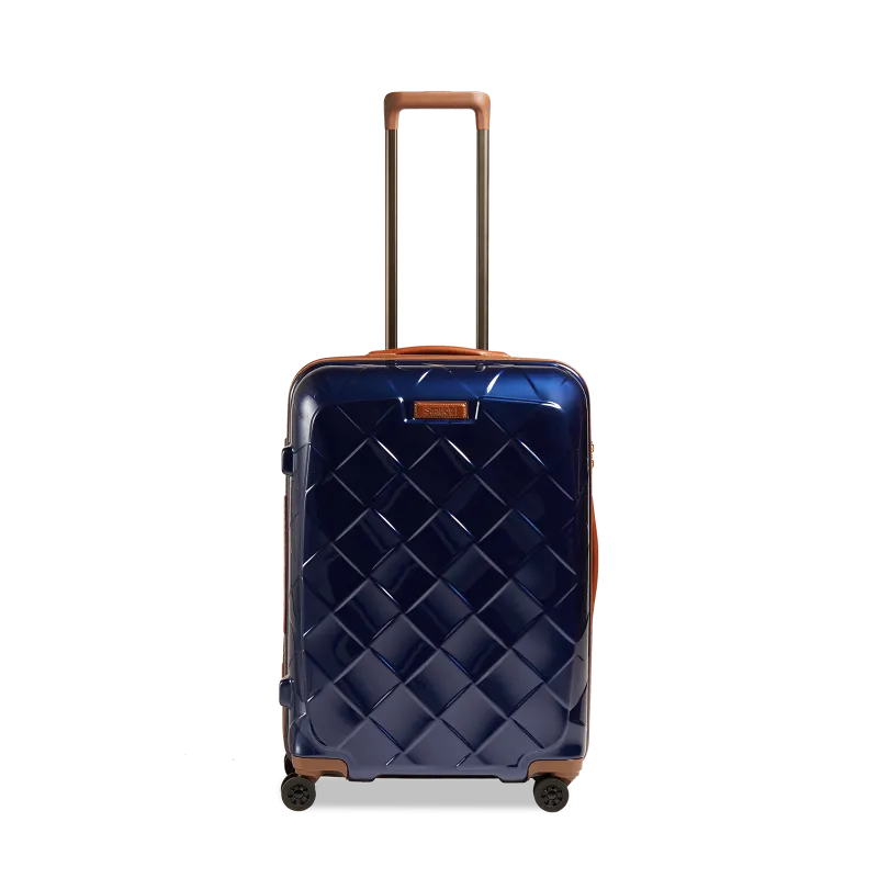 Stratic Leather&More - Hartschalen-Koffer M (bis 66cm) - Blue