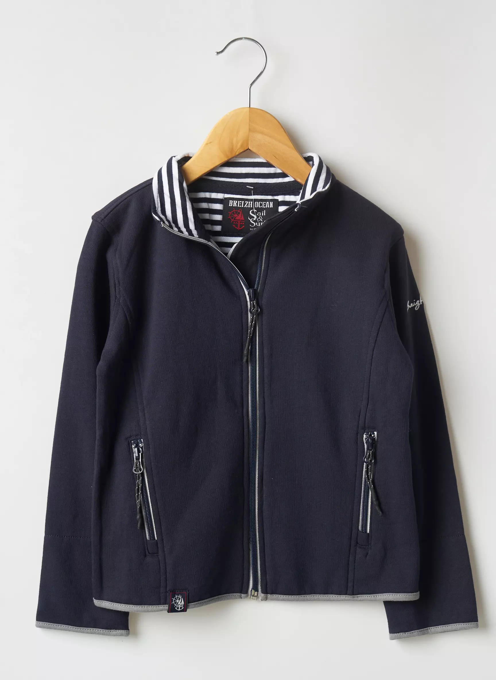 Breizh Ocean Vestecasual Garcon couleur bleu