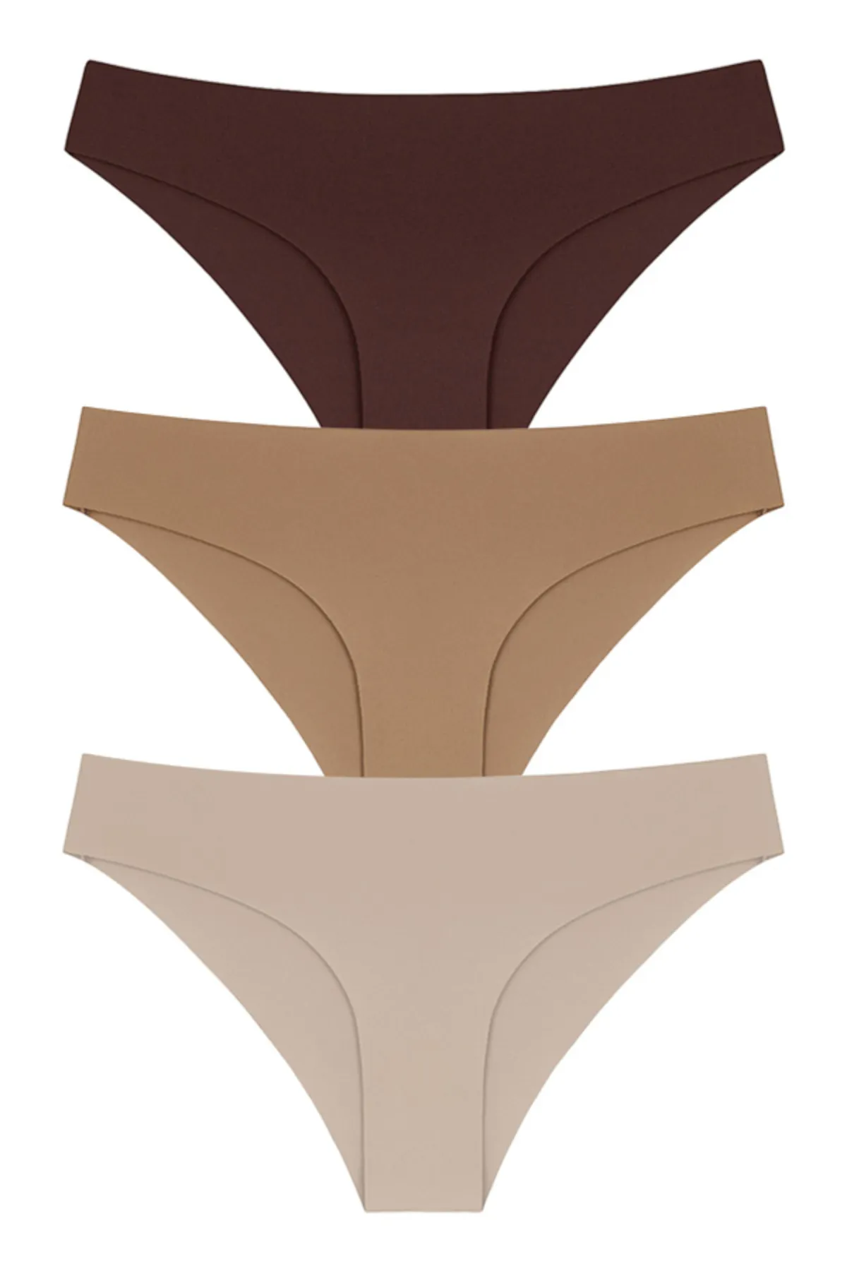 Cottonhill  Lasergeschnittene Damen-Bikini-Höschen im 3er-Pack