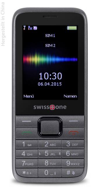 Swisstone SC SC 560 1,3 Megapixel 6,1 cm (2,4 Zoll) MiniSIM Mobiltelefon Mobiltelefon Schwarz