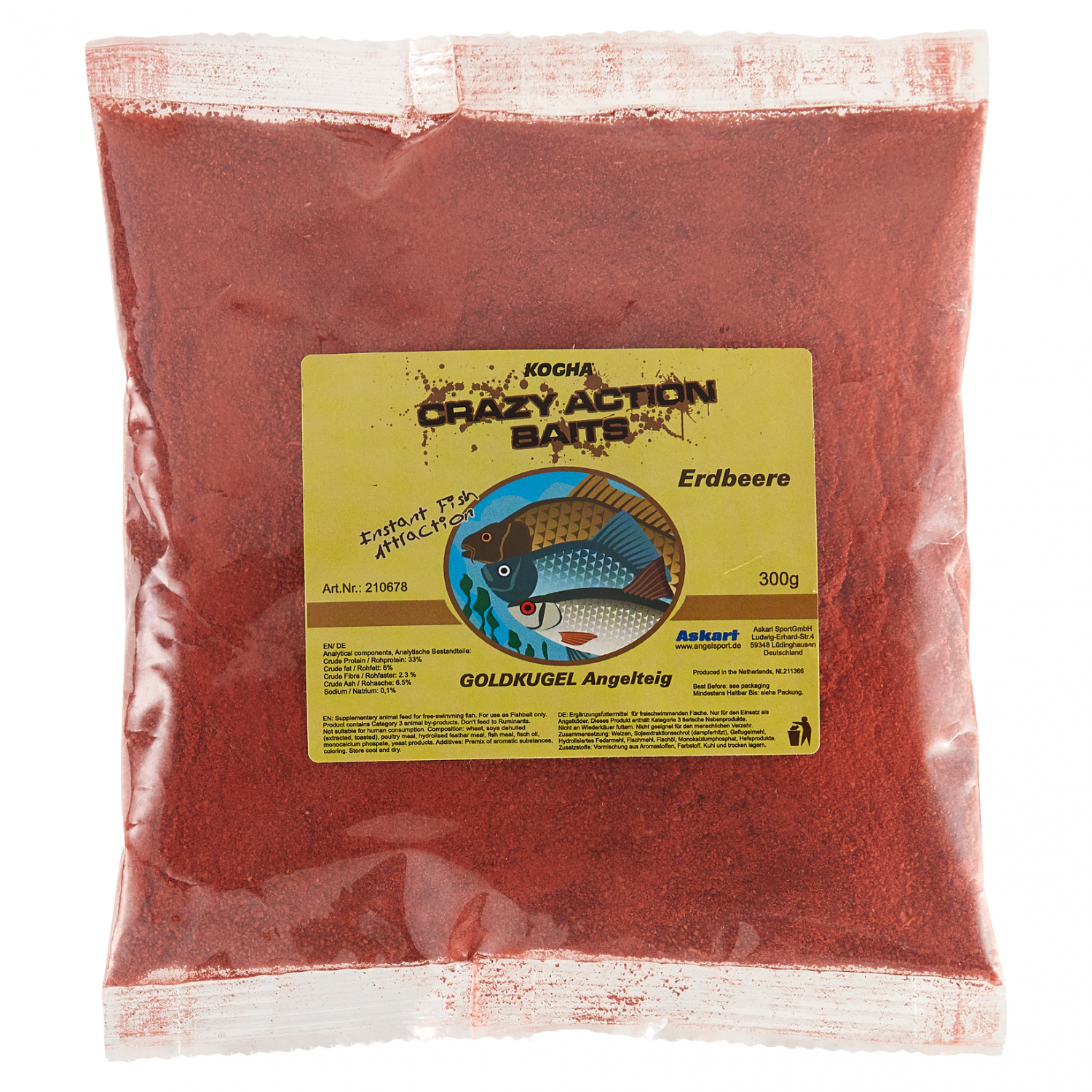 Kogha Teig Crazy Action Baits Goldkugel