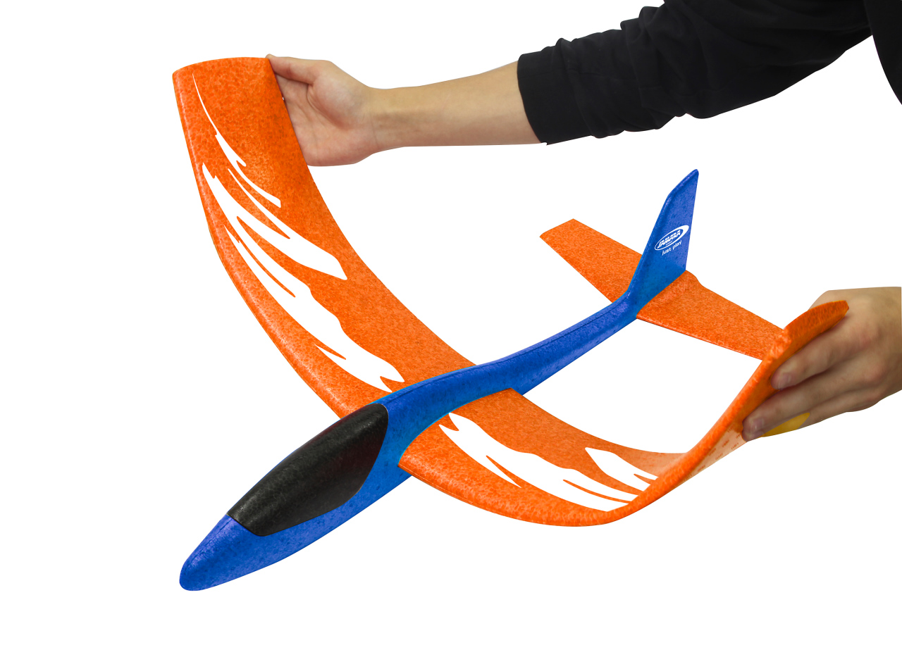 Jamara e.K. JAMARA Pilo XL Schaumwurfgleiter EPP Tragfläche orange Rumpf blau