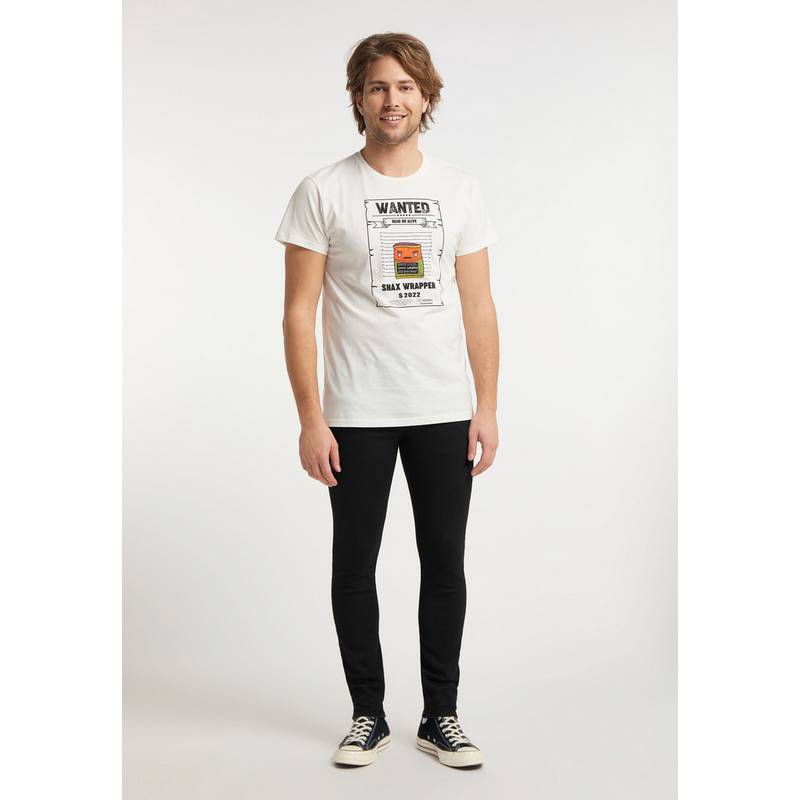SOMWR T-Shirt With Snax Wrapper Print T-Shirt Herren