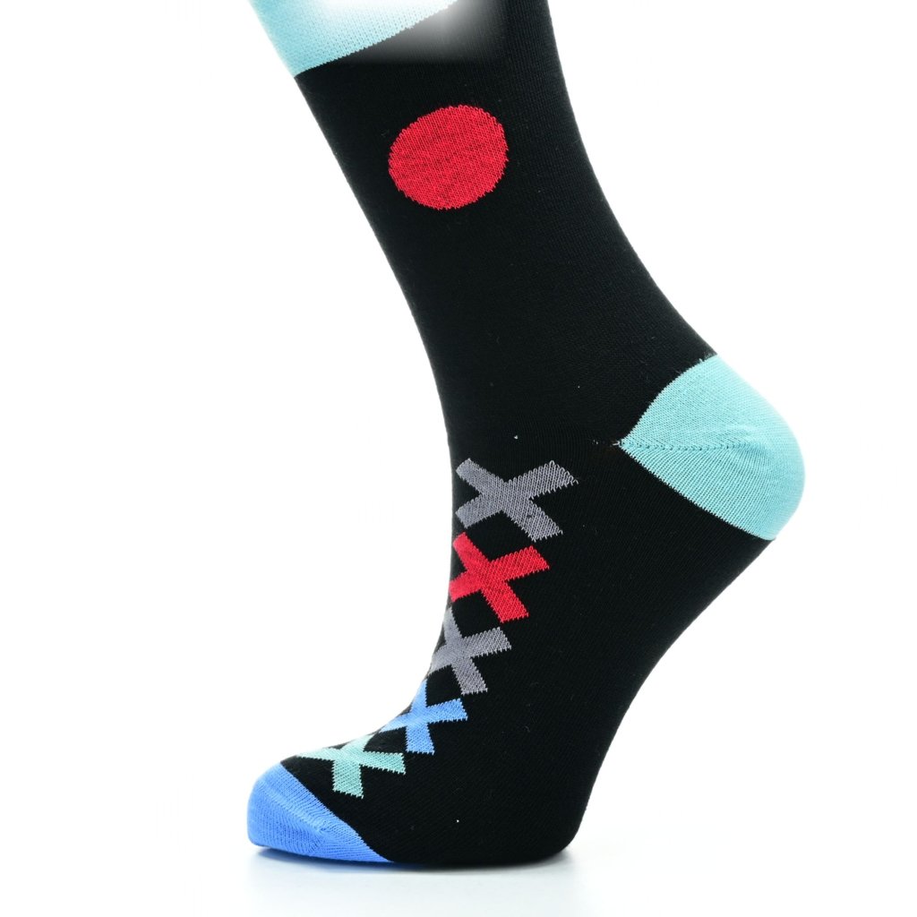 Footic Tic Tac Toe Barfußsocken, 2 Paare