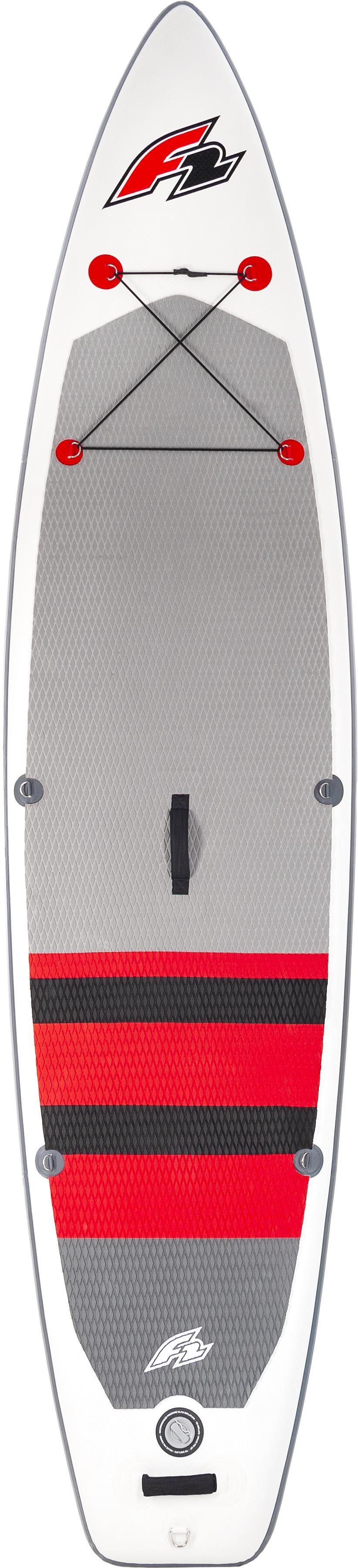 F2 Inflatable SUP-Board Union, (Set, 5 tlg., mit Paddel, Pumpe und Transportrucksack)