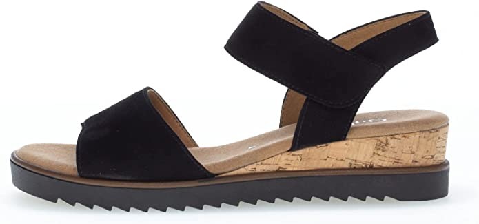 GABOR Klassische Sandalen schwarz