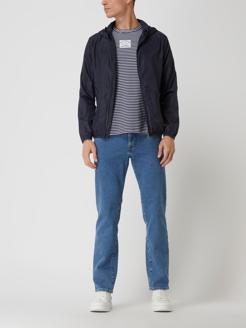 Straight Fit Jeans mit Bio-Baumwolle Modell 'Dijon' in jeans