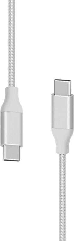 XLAYER 217086 1 x USB C Stecker auf 1 x USB Stecker Ladekabel 1,5m Silber