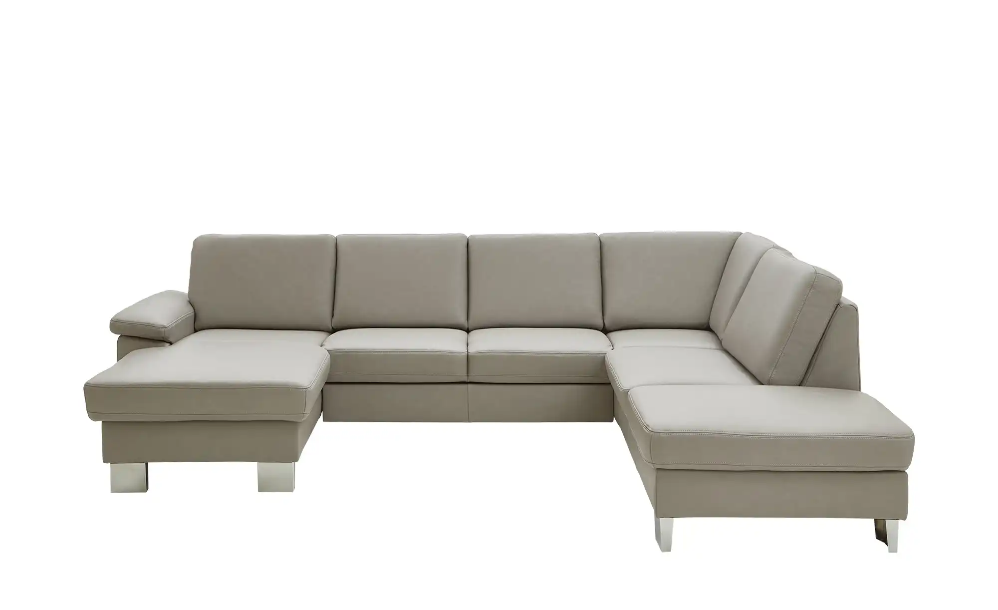 Kollektion Kraft Wohnlandschaft mit Sitz- und Rückenbezug aus Echtleder Samu-L