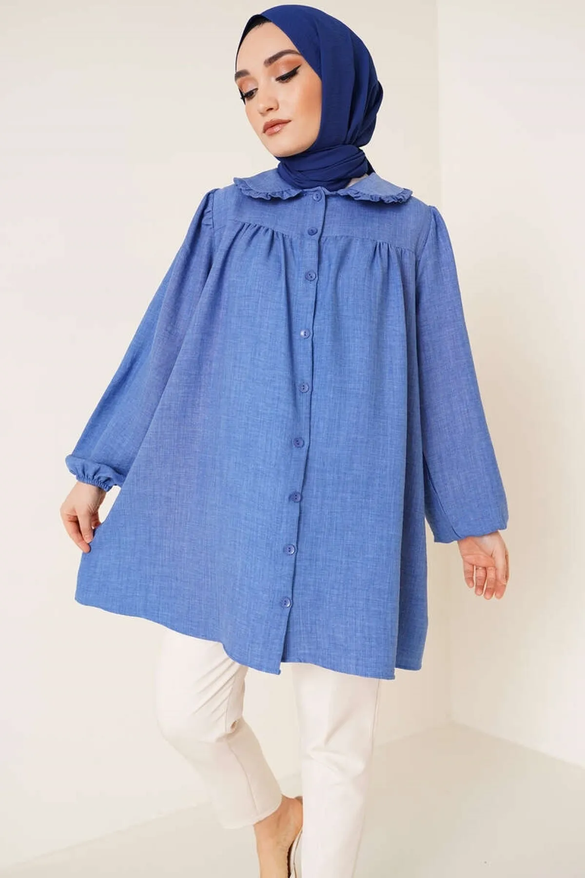 VOLT CLOTHİNG  Hemde - Dunkelblau - Regular Fit